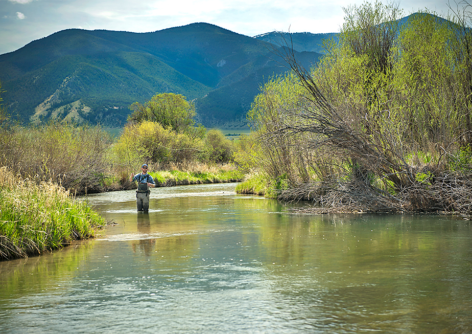 Trout Fishing at Ruby Valley Lodge in Sheridan Montana