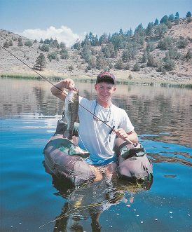 Terry with a Largemouth Bass