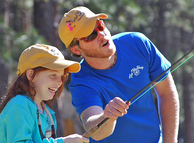 Justin Miller at Fishcamp