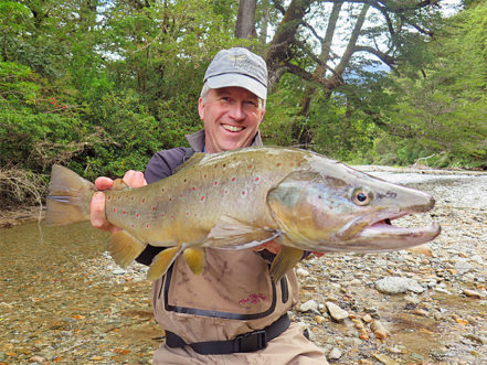 Mercer with El Escondido Brown Trout