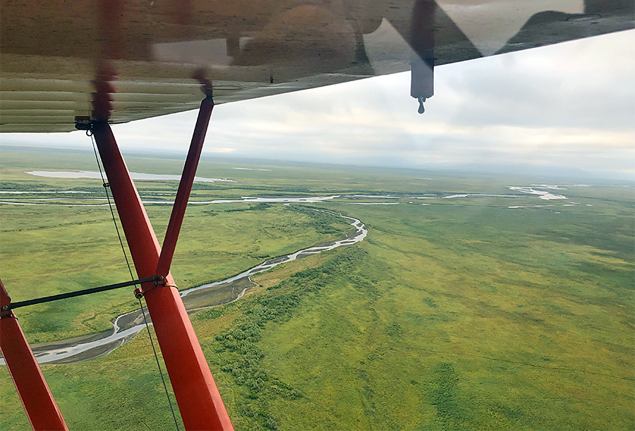 Aerial of Alaska