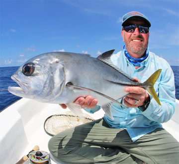 Horse Eye Jack at Tarpon Caye Lodge