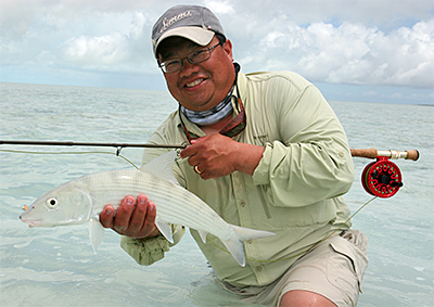 John Chinuntdet with bonefish