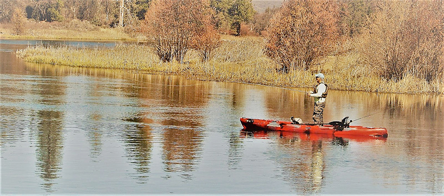 Old Town Stilwater canoe - Still Water Fly fishing - Maine Fly Fish