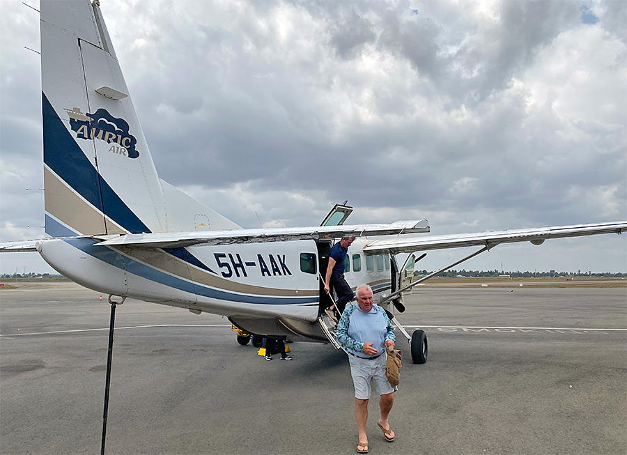 Landing in Dar es Salaam