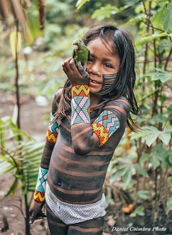 Kayapó Indigenous child at Xingu