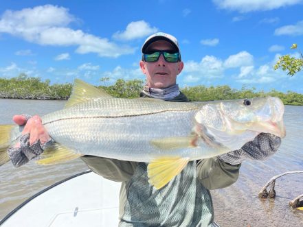 Man with ESB Snook