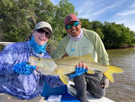 Man with ESB Snook