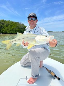 Man with ESB Snook