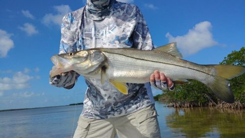 Man with ESB Snook