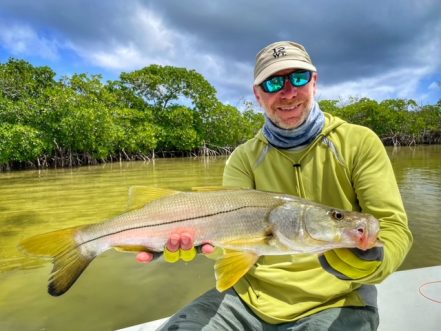 Man with ESB Snook