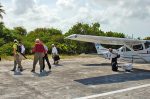 Unloading from an airplane at Casa Blanca