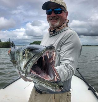 Man with ESB Barracuda