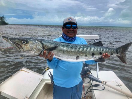 Man with ESB Barracuda