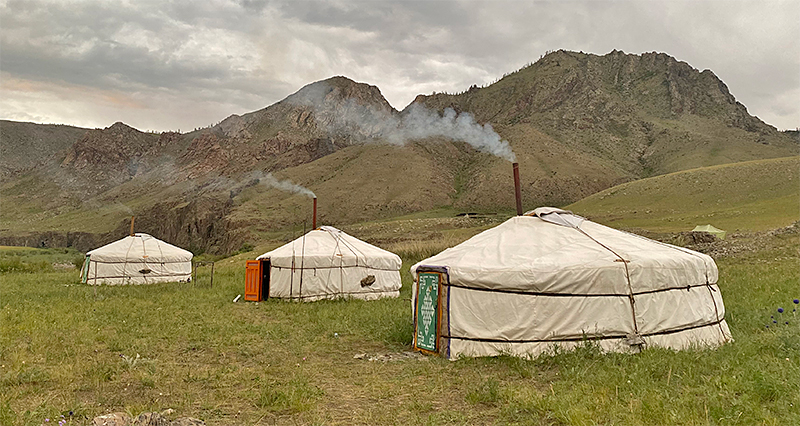 Yurts in Mongolia