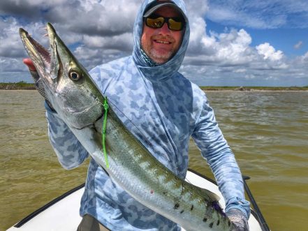 Man with ESB Barracuda