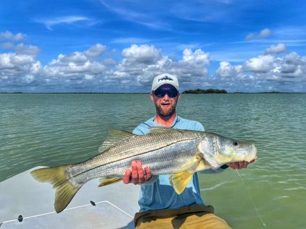 Man with ESB Snook