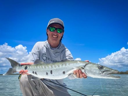 Man with ESB Barracuda