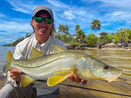 Man with ESB Snook