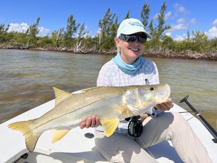 woman with ESB Snook