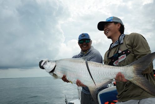 Man with ESB Tarpon