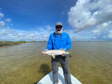 Man with ESB Snook