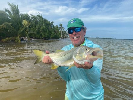 Man with ESB Snook