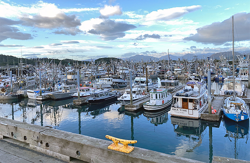 Boats at Kodiak Harbor
