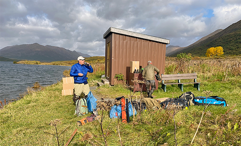 Lake drop off for Pinnell Creek