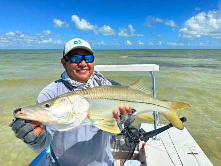 Man with ESB Snook