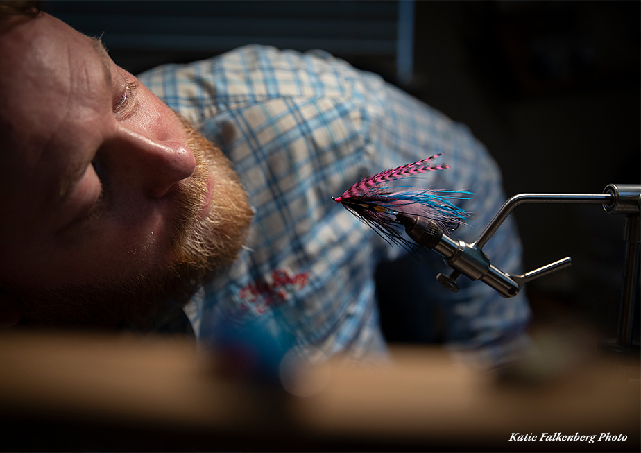 Justin Miller tying spey flies