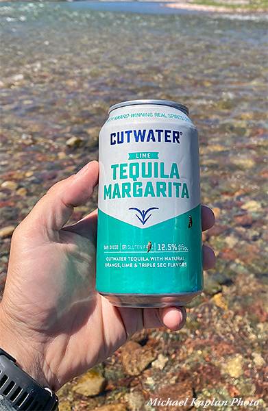 Found a Cutwater tequila margarita on the side of the river