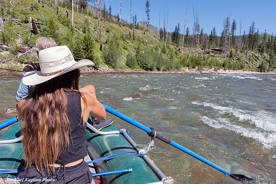 Kaitlyn on the oars