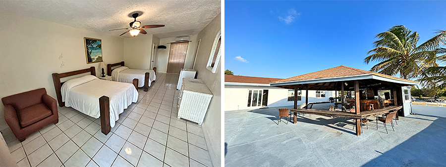 Mangrove Cay bedroom and patio