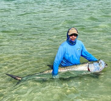 Man with ESB Tarpon