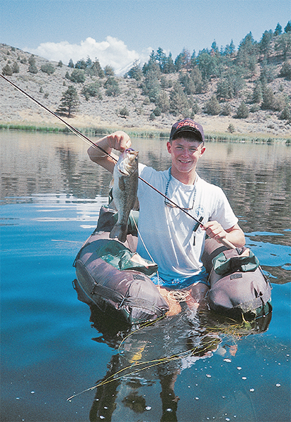 Terry Jepsen holding a largemouth bass