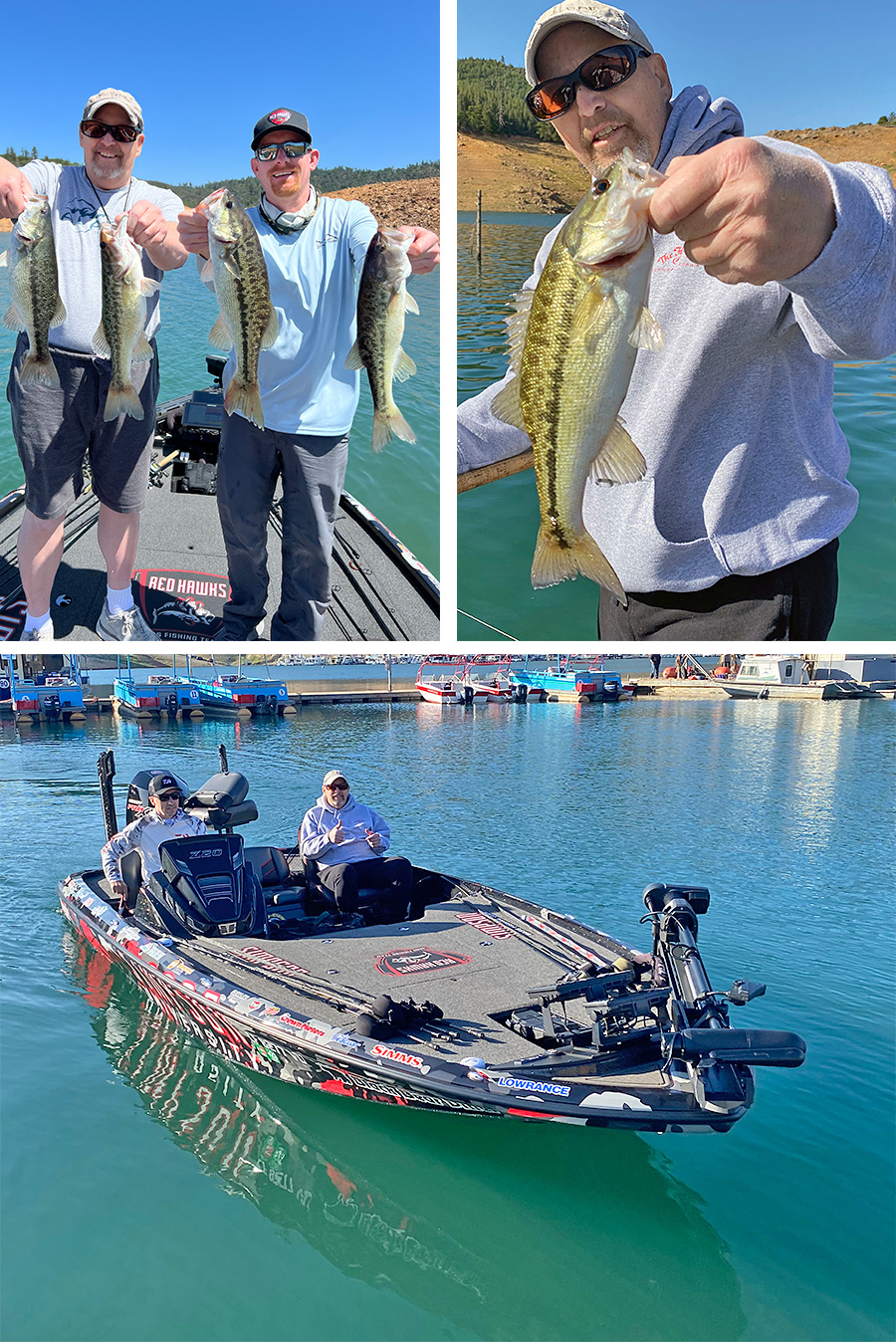 John Dietz with Zack Thurman doing some bass fishing