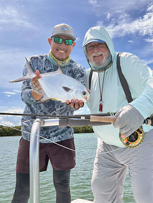 Guide holding permit at ESB Lodge