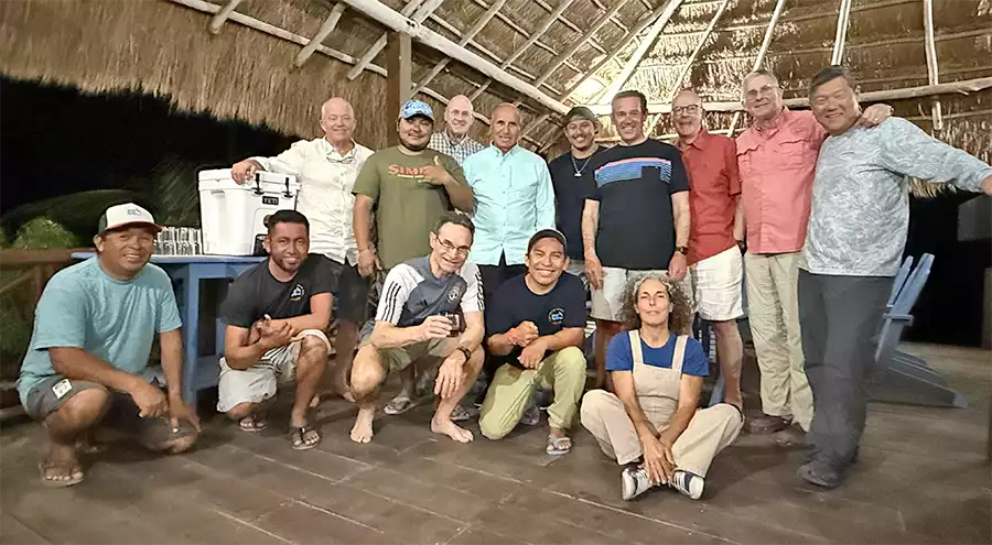 The group of anglers for Week 8 at ESB Lodge