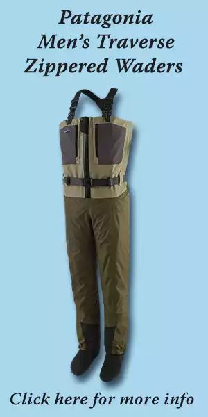 Ad for the Patagonia Men's Traverse Zippered Wader
