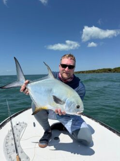 ESB Lodge Permit on bow of boat