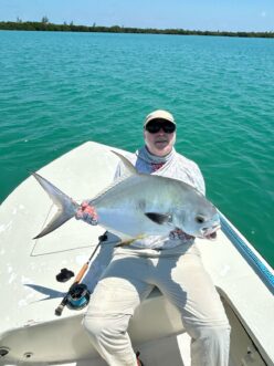 ESB Angler with Permit in boat