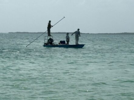 ESB Guide, Angler in Skiff