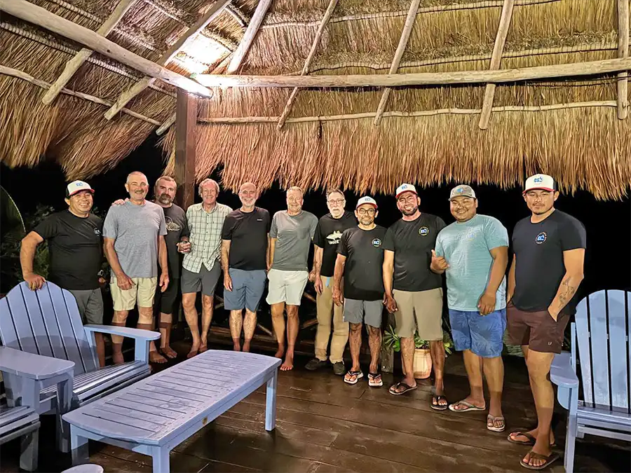 Angling group for the week at ESB Lodge