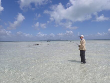 ESB Lodge fishing on the flats