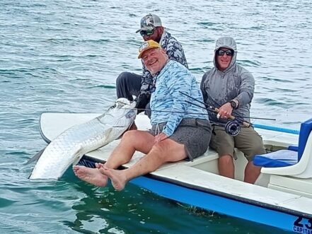 ESB Angler with 100 pound tarpon
