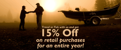 15 Percent Discount on Retail Purchases for an entire year!